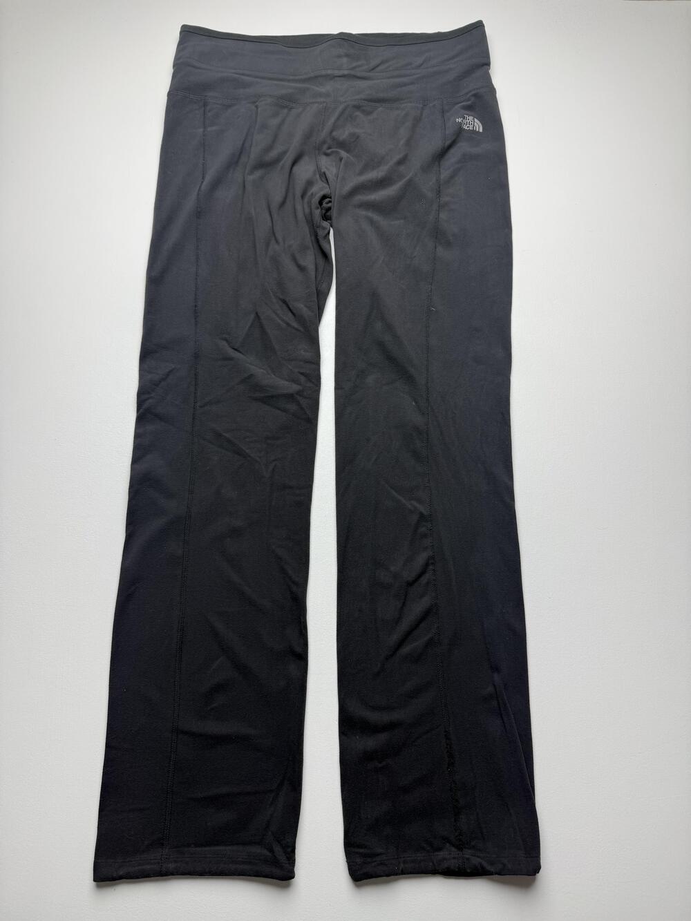 The North Face Pants Womens Large Black Fleece Ankle Stretch Pull On Yoga